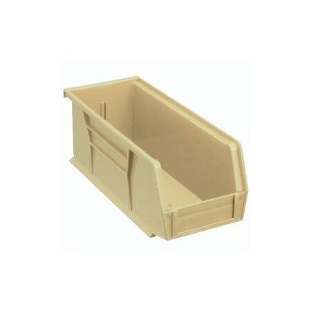 Quantum Storage Systems Hang & Stack Storage Bin, Beige, 12 PK QUS224IV
